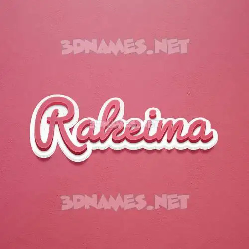 rakeima in Red Scribble style - 3D name wallpaper rakeima in Red Scribble style - 3D name wallpaper