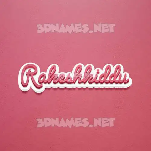 rakeshkiddu in Red Scribble style - 3D name wallpaper rakeshkiddu in Red Scribble style - 3D name wallpaper
