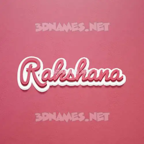 rakshana in Red Scribble style - 3D name wallpaper rakshana in Red Scribble style - 3D name wallpaper
