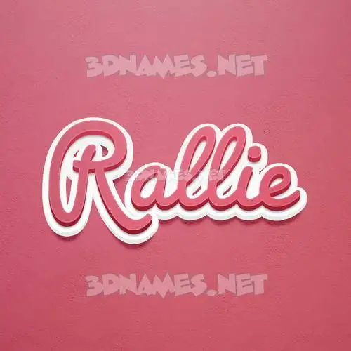 rallie in Red Scribble style - 3D name wallpaper rallie in Red Scribble style - 3D name wallpaper