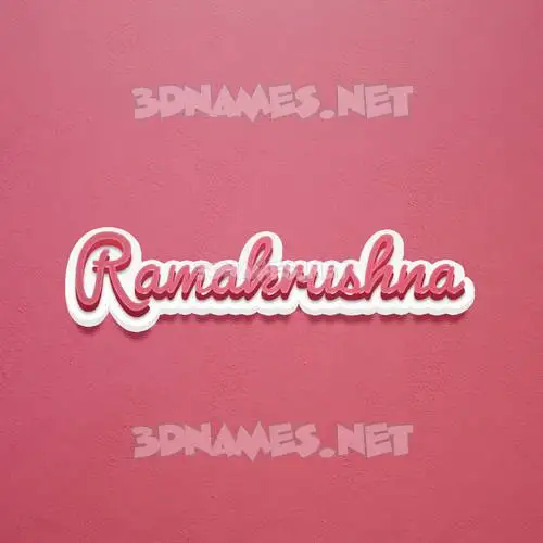ramakrushna in Red Scribble style - 3D name wallpaper ramakrushna in Red Scribble style - 3D name wallpaper