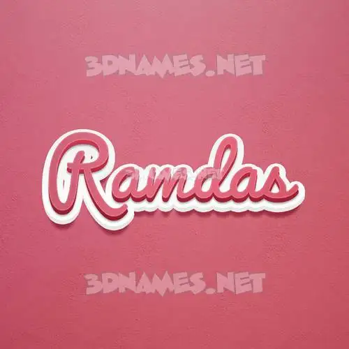 ramdas in Red Scribble style - 3D name wallpaper ramdas in Red Scribble style - 3D name wallpaper