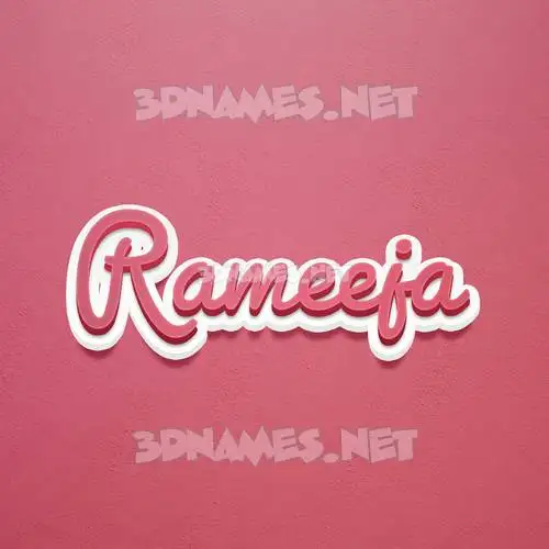 rameeja in Red Scribble style - 3D name wallpaper rameeja in Red Scribble style - 3D name wallpaper