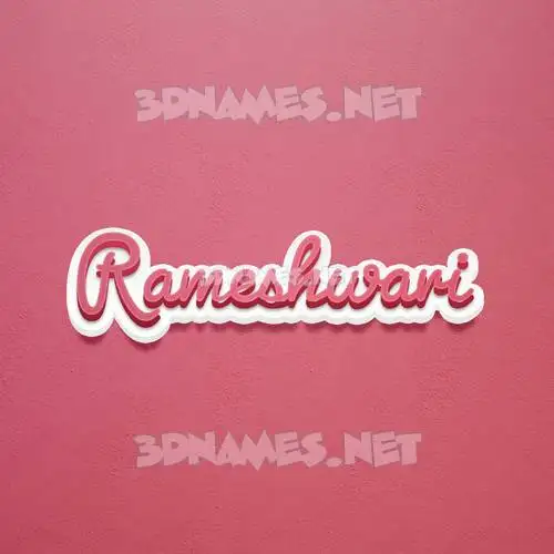 rameshwari in Red Scribble style - 3D name wallpaper rameshwari in Red Scribble style - 3D name wallpaper