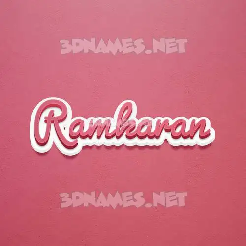 ramkaran in Red Scribble style - 3D name wallpaper ramkaran in Red Scribble style - 3D name wallpaper