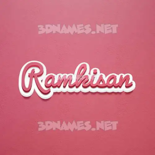 ramkisan in Red Scribble style - 3D name wallpaper ramkisan in Red Scribble style - 3D name wallpaper