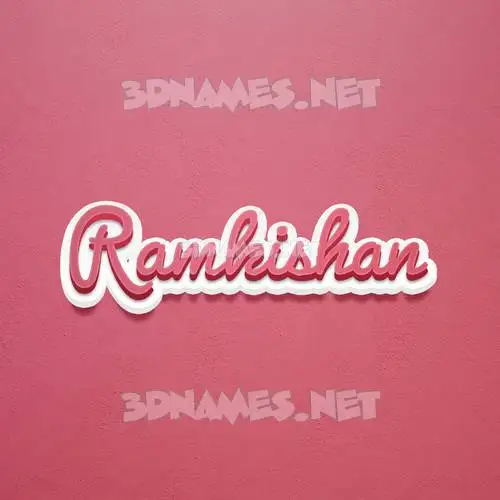 ramkishan in Red Scribble style - 3D name wallpaper ramkishan in Red Scribble style - 3D name wallpaper