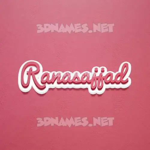 ranasajjad in Red Scribble style - 3D name wallpaper ranasajjad in Red Scribble style - 3D name wallpaper