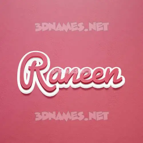 raneen in Red Scribble style - 3D name wallpaper raneen in Red Scribble style - 3D name wallpaper
