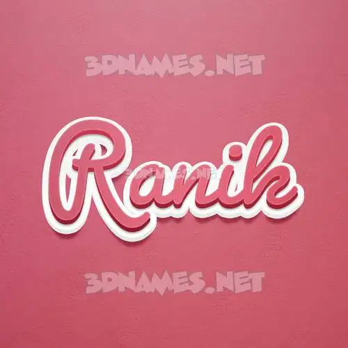 ranik in Red Scribble style - 3D name wallpaper ranik in Red Scribble style - 3D name wallpaper