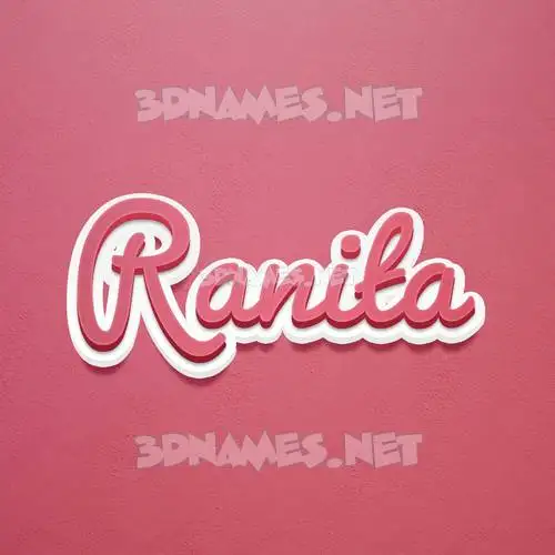 ranita in Red Scribble style - 3D name wallpaper ranita in Red Scribble style - 3D name wallpaper