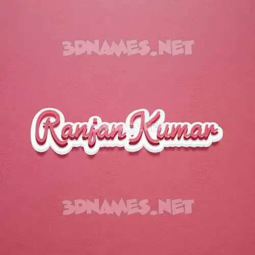 ranjan kumar in Red Scribble style - 3D name wallpaper ranjan kumar in Red Scribble style - 3D name wallpaper