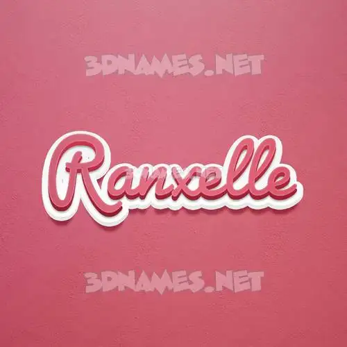 ranxelle in Red Scribble style - 3D name wallpaper ranxelle in Red Scribble style - 3D name wallpaper