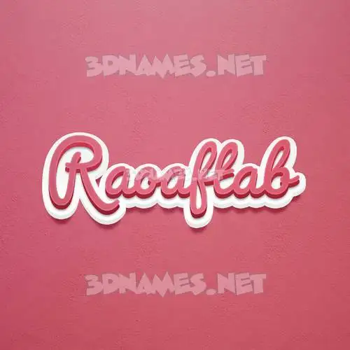 raoaftab in Red Scribble style - 3D name wallpaper raoaftab in Red Scribble style - 3D name wallpaper