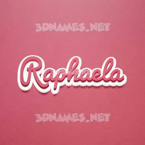 raphaela in Red Scribble style - 3D name wallpaper raphaela in Red Scribble style - 3D name wallpaper
