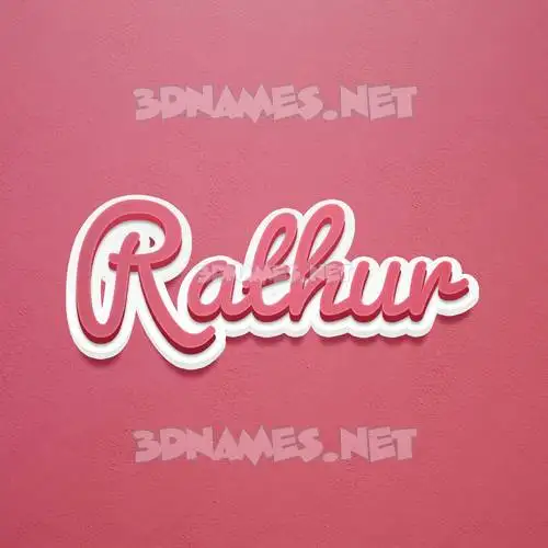 rathur in Red Scribble style - 3D name wallpaper rathur in Red Scribble style - 3D name wallpaper