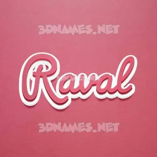 raval in Red Scribble style - 3D name wallpaper raval in Red Scribble style - 3D name wallpaper