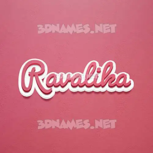 ravalika in Red Scribble style - 3D name wallpaper ravalika in Red Scribble style - 3D name wallpaper