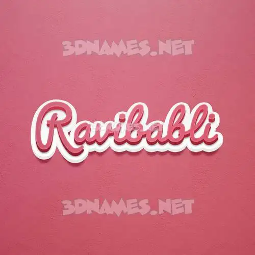 ravibabli in Red Scribble style - 3D name wallpaper ravibabli in Red Scribble style - 3D name wallpaper