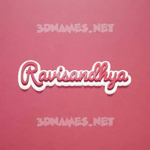 ravisandhya in Red Scribble style - 3D name wallpaper ravisandhya in Red Scribble style - 3D name wallpaper