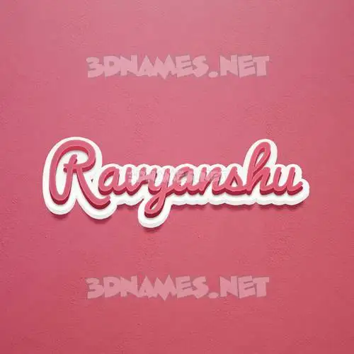 ravyanshu in Red Scribble style - 3D name wallpaper ravyanshu in Red Scribble style - 3D name wallpaper
