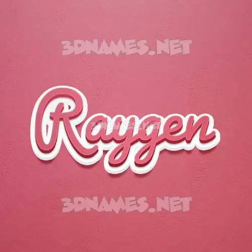 raygen in Red Scribble style - 3D name wallpaper raygen in Red Scribble style - 3D name wallpaper