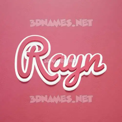 rayn in Red Scribble style - 3D name wallpaper rayn in Red Scribble style - 3D name wallpaper
