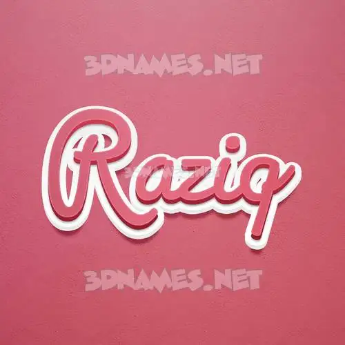 raziq in Red Scribble style - 3D name wallpaper raziq in Red Scribble style - 3D name wallpaper