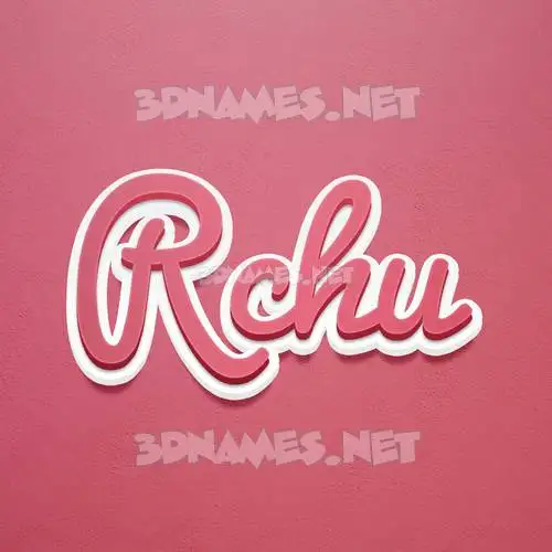 rchu in Red Scribble style - 3D name wallpaper rchu in Red Scribble style - 3D name wallpaper