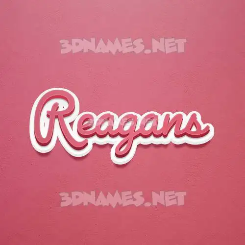 reagans in Red Scribble style - 3D name wallpaper reagans in Red Scribble style - 3D name wallpaper