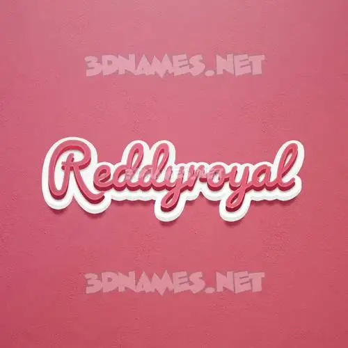 reddyroyal in Red Scribble style - 3D name wallpaper reddyroyal in Red Scribble style - 3D name wallpaper
