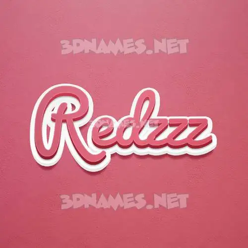 redzzz in Red Scribble style - 3D name wallpaper redzzz in Red Scribble style - 3D name wallpaper