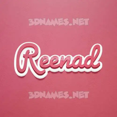 reenad in Red Scribble style - 3D name wallpaper reenad in Red Scribble style - 3D name wallpaper