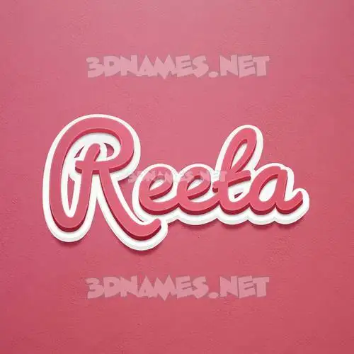 reeta in Red Scribble style - 3D name wallpaper reeta in Red Scribble style - 3D name wallpaper