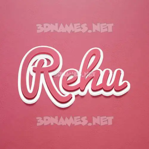 rehu in Red Scribble style - 3D name wallpaper rehu in Red Scribble style - 3D name wallpaper