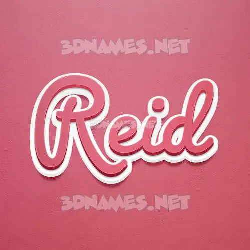 reid in Red Scribble style - 3D name wallpaper reid in Red Scribble style - 3D name wallpaper