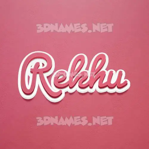 rekhu in Red Scribble style - 3D name wallpaper rekhu in Red Scribble style - 3D name wallpaper
