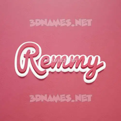 remmy in Red Scribble style - 3D name wallpaper remmy in Red Scribble style - 3D name wallpaper