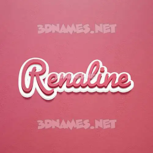 renaline in Red Scribble style - 3D name wallpaper renaline in Red Scribble style - 3D name wallpaper