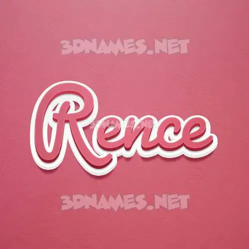 rence in Red Scribble style - 3D name wallpaper rence in Red Scribble style - 3D name wallpaper