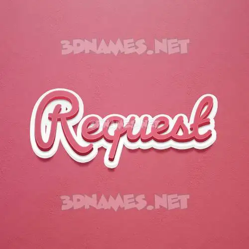 request in Red Scribble style - 3D name wallpaper request in Red Scribble style - 3D name wallpaper