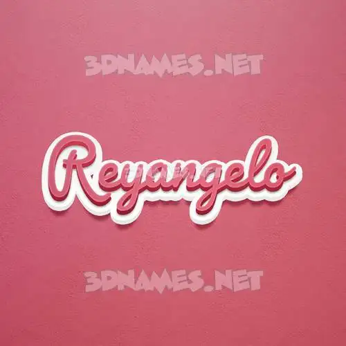 reyangelo in Red Scribble style - 3D name wallpaper reyangelo in Red Scribble style - 3D name wallpaper
