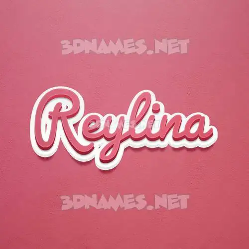 reylina in Red Scribble style - 3D name wallpaper reylina in Red Scribble style - 3D name wallpaper