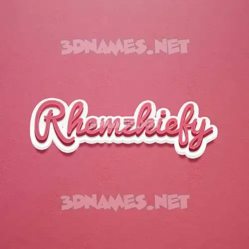 rhemzkiefy in Red Scribble style - 3D name wallpaper rhemzkiefy in Red Scribble style - 3D name wallpaper