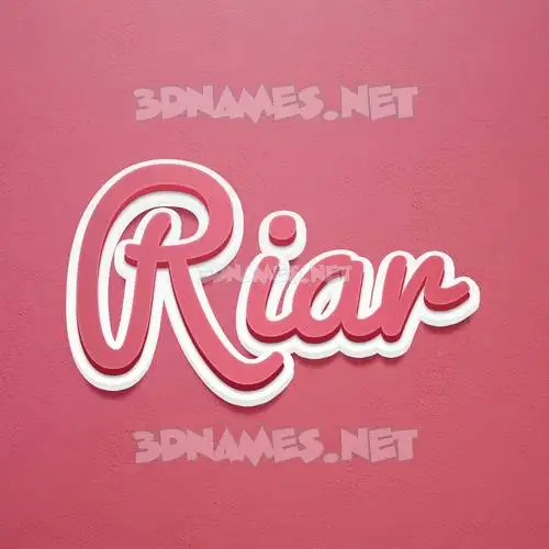 riar in Red Scribble style - 3D name wallpaper riar in Red Scribble style - 3D name wallpaper