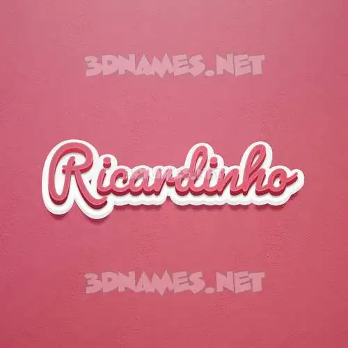 ricardinho in Red Scribble style - 3D name wallpaper ricardinho in Red Scribble style - 3D name wallpaper