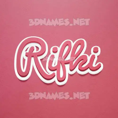 rifki in Red Scribble style - 3D name wallpaper rifki in Red Scribble style - 3D name wallpaper