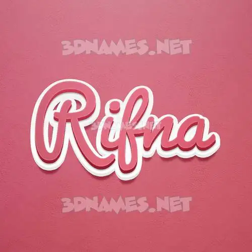 rifna in Red Scribble style - 3D name wallpaper rifna in Red Scribble style - 3D name wallpaper