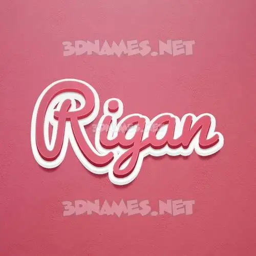 rigan in Red Scribble style - 3D name wallpaper rigan in Red Scribble style - 3D name wallpaper