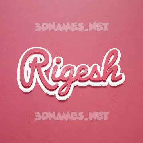 rigesh in Red Scribble style - 3D name wallpaper rigesh in Red Scribble style - 3D name wallpaper